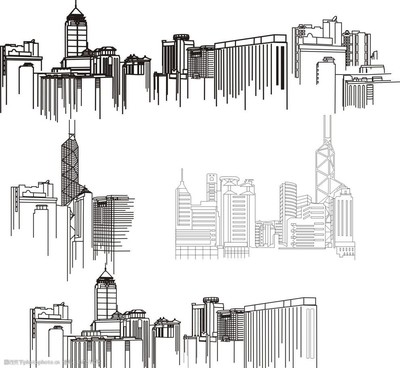 城市建筑剪影 凝固的藝術與情感的共鳴